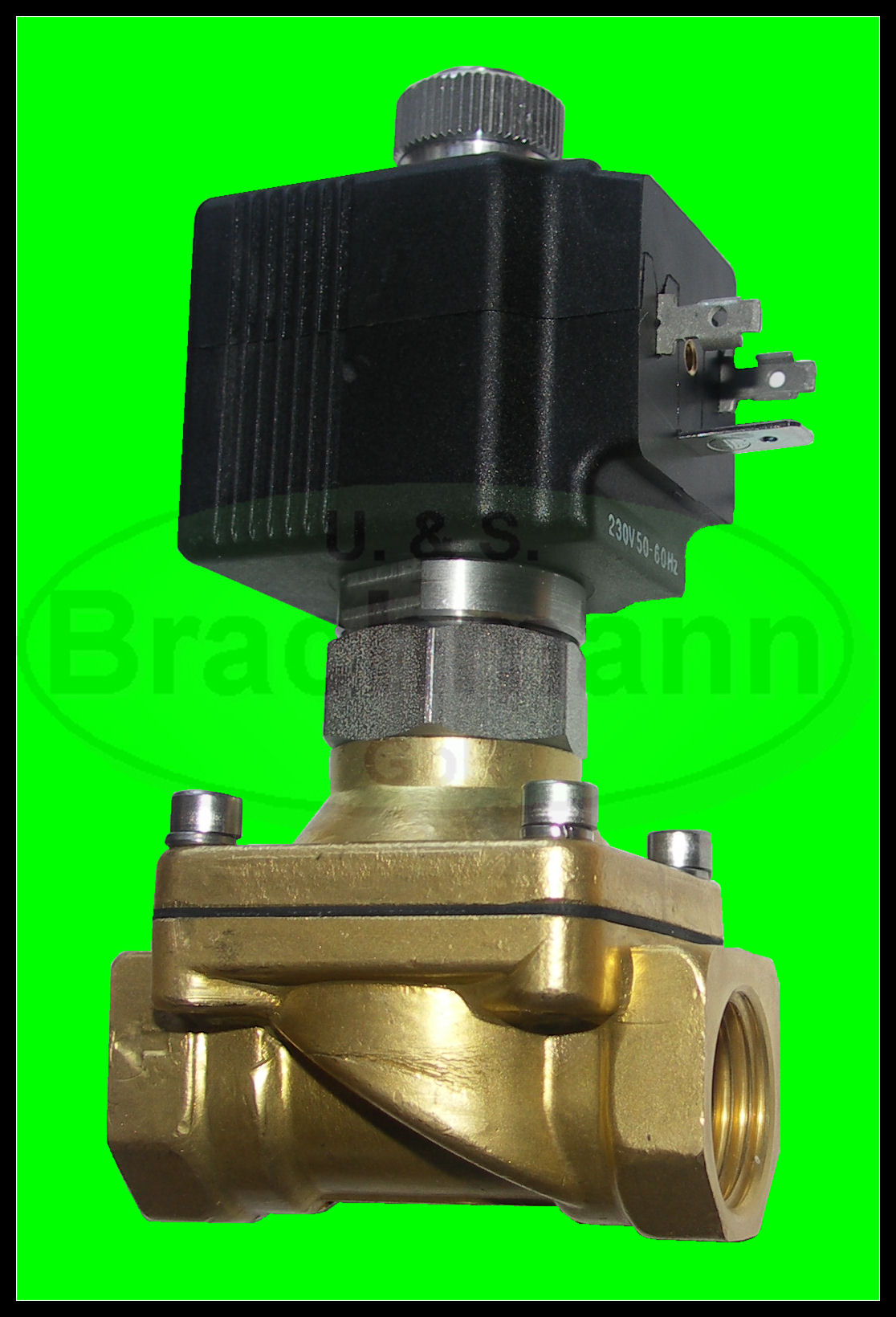 Magnetventil SVS 3//4/" 230V 50Hz 0-14bar NC Viton Heizung Wasser Luft Industrie