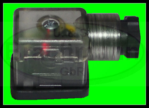Magnetventile von eVentil.de - STECKER, Gerätedose KLEIN 21 x 28mm, LED, 12V  - 24V AC/DC
