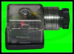 STECKER, Gerätedose KLEIN 21 x 28mm, LED, 12V - 24V AC/DC